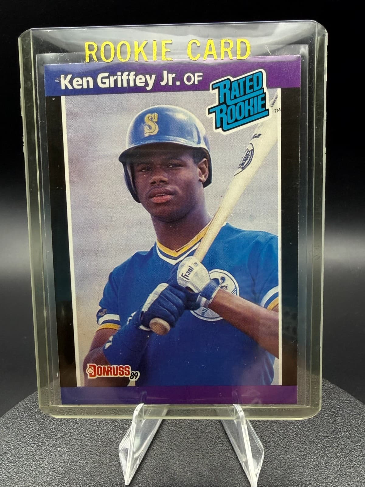 1989 Donruss Ken Griffey Jr. Rated Rookie baseball card